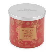 Distant Lands 14 Oz 3 Wick Winter Walk Scented Jar Candle