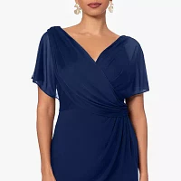 DJ Jaz Womens Short Sleeve Evening Gown