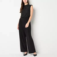 Perceptions Womens Sleeveless Jumpsuit