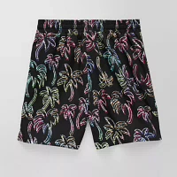 Thereabouts Little & Big Boys Palm Above The Knee Swim Trunks