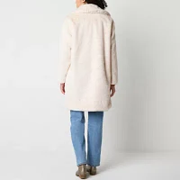 Forever 21 Faux Fur Midweight Womens Juniors Coat