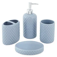 Martha Stewart Hobnail Lotion Bottle with Plastic Pump