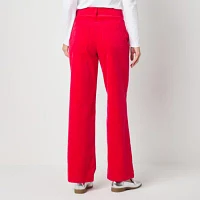 St. John's Bay Regular Fit Wide Leg  Velvet Trouser