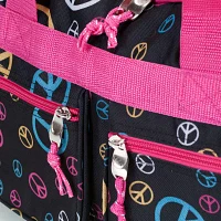 Rockland Freestyle 19" Peace Sign Print Duffel Bag