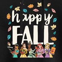 Juniors Disney Happy Fall Womens Long Sleeve Princess Hoodie