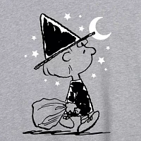 Juniors Peanuts Sally Witch Tee Womens Crew Neck Short Sleeve Graphic T-Shirt