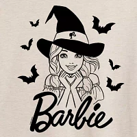 Juniors Witch Tee Womens Crew Neck Short Sleeve Barbie Graphic T-Shirt