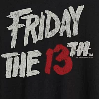 Juniors Halloween Friday The 13th Tee Womens Crew Neck Short Sleeve Graphic T-Shirt