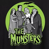 Juniors The Munsters Tee Womens Crew Neck Short Sleeve Graphic T-Shirt