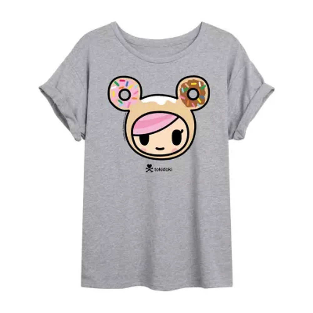 Juniors Tokidoki Tee Womens Crew Neck Short Sleeve Graphic T-Shirt