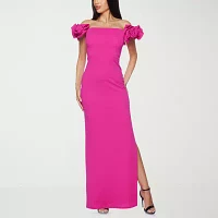 Premier Amour Off The Shoulder Womens Evening Gown