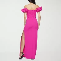 Premier Amour Off The Shoulder Womens Evening Gown