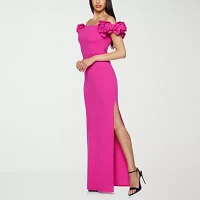 Premier Amour Off The Shoulder Womens Evening Gown