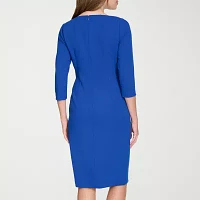 Marc New York Womens 3/4 Sleeve Sheath Dress