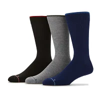 Stafford Casual Performance 3 Pair Big and Tall Crew Socks Mens