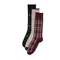 Stafford Super Soft Lux 3 Pair Crew Socks Mens