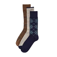 Stafford Super Soft Lux 3 Pair Crew Socks Mens