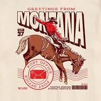 Mens Short Sleeve Montana Graphic T-Shirt