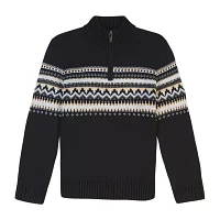 IZOD Fairisle Mens Long Sleeve Pullover Sweater