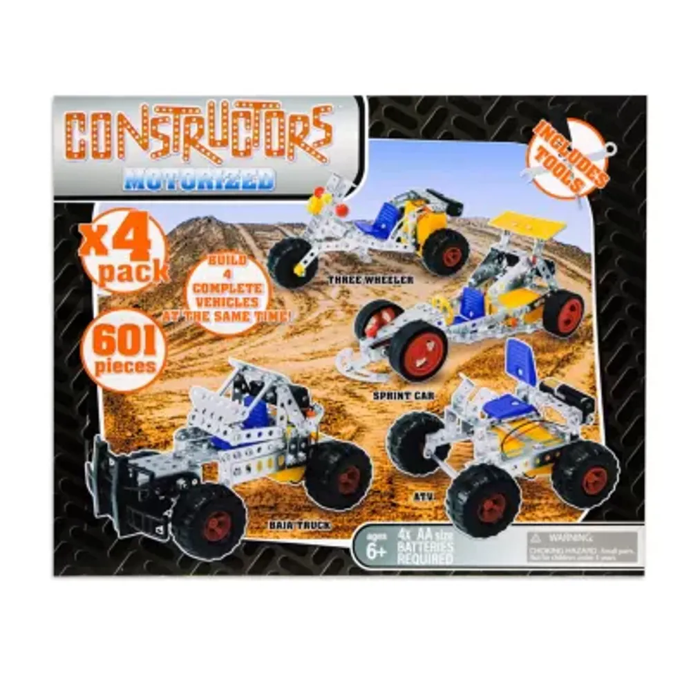 4 In 1 Motorized Metal Constructors Set