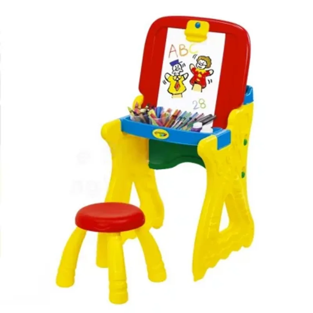 Hape Store & Go Easle: Double-Sided 5-pc. Easel