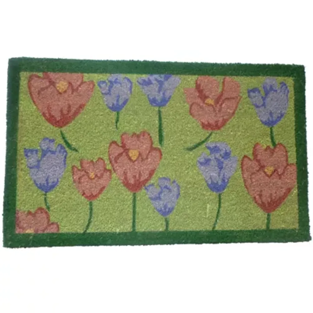 Tulips Rectangle Doormat - 18"X30"