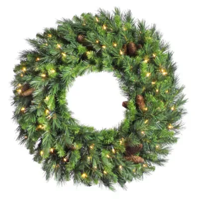 Vickerman 30" Cheyenne Pine Christmas Wreath Unlit"