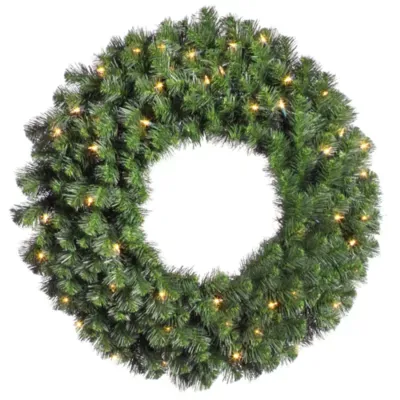 Vickerman 42" Douglas Fir Christmas Wreath with 100 Clear Lights"