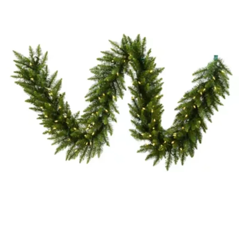 Vickerman 9' White Fir Artificial Christmas Garland, Unlit