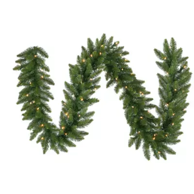 Vickerman 50' Camdon Fir Christmas Garland with 550 Warm White LED Lights