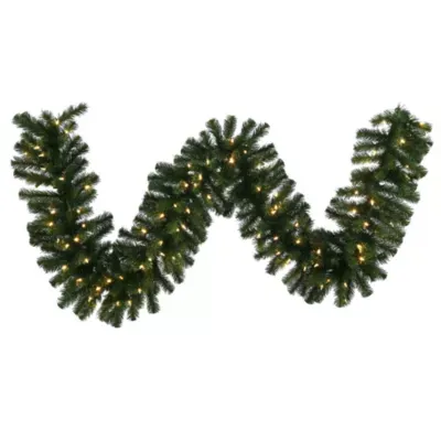 Vickerman 50' Douglas Fir Christmas Garland with 350 Warm White LED Lights