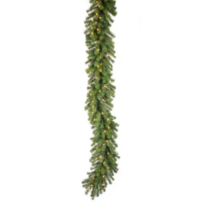 Vickerman 9' Douglas Fir Christmas Garland with 50Clear Lights