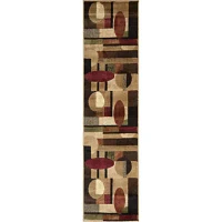 Home Dynamix Jasmine 21"X86" Abstract Rectangular Runner