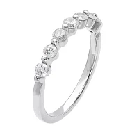 Grown With Love 1/2 CT. T.W. Lab Grown White Diamond 14K White Gold Wedding Band