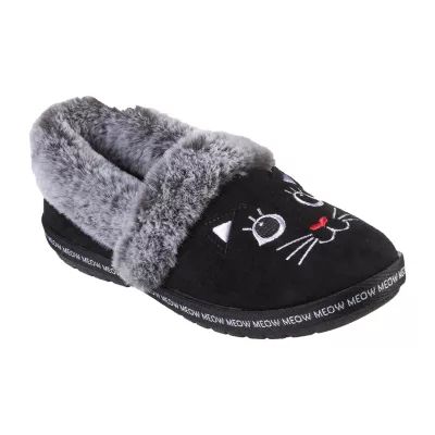 Skechers Bobs Womens Too Cozy Meow Pajamas Slip-On Shoe