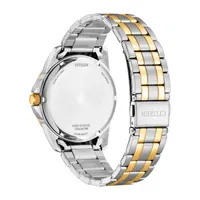 Citizen Quartz Mens Two Tone Stainless Steel Bracelet Watch Ag8346-51a