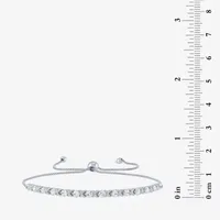 G-H / Si2-I1) 1 CT. T.W. Lab Grown White Diamond 10K White Gold Bolo Bracelet