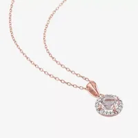 Genuine Pink Morganite 18K Rose Gold Over Silver 3-pc. Jewelry Set