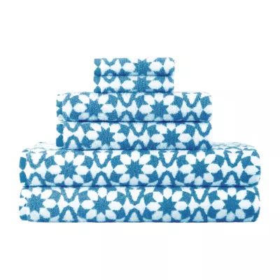 Distant Lands Printed Tile Bath Towel