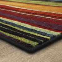 Mohawk Home Rainbow Stripe Indoor Rectangular Runner