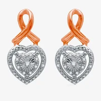 1/3 CT. T.W. Natural White Diamond 14K Rose Gold Over Silver Heart 3-pc. Jewelry Set