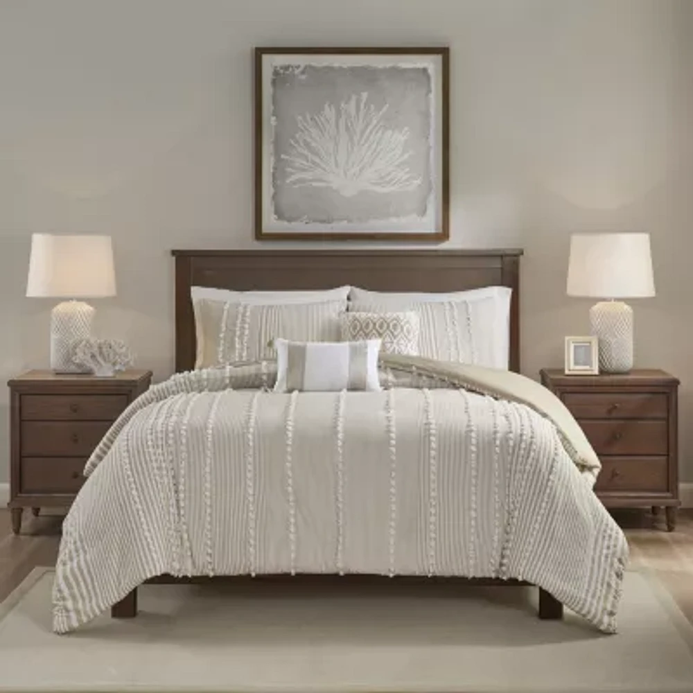 Harbor House Anslee 3-pc. Embroidered Duvet Cover Set