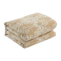 Stratford Park Janis 9-pc. Damask + Scroll Midweight Comforter Set