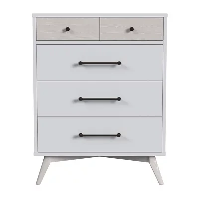 Westwood Design Rowan Youth 4-Drawer Chest in Ash Linen