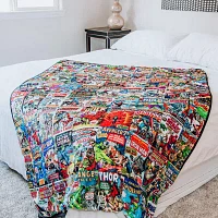 Marvel Comics Oversized Throw Blanket Unisex