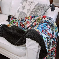 Marvel Comics Oversized Throw Blanket Unisex