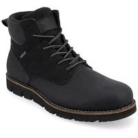 Territory Mens Range Flat Heel Lace-Up Boots