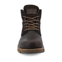 Territory Mens Range Flat Heel Lace-Up Boots