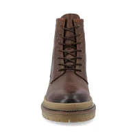 Thomas And Vine Mens Deegan Flat Heel Lace-Up Boots