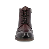 Thomas And Vine Mens Edison Flat Heel Lace Up Boots